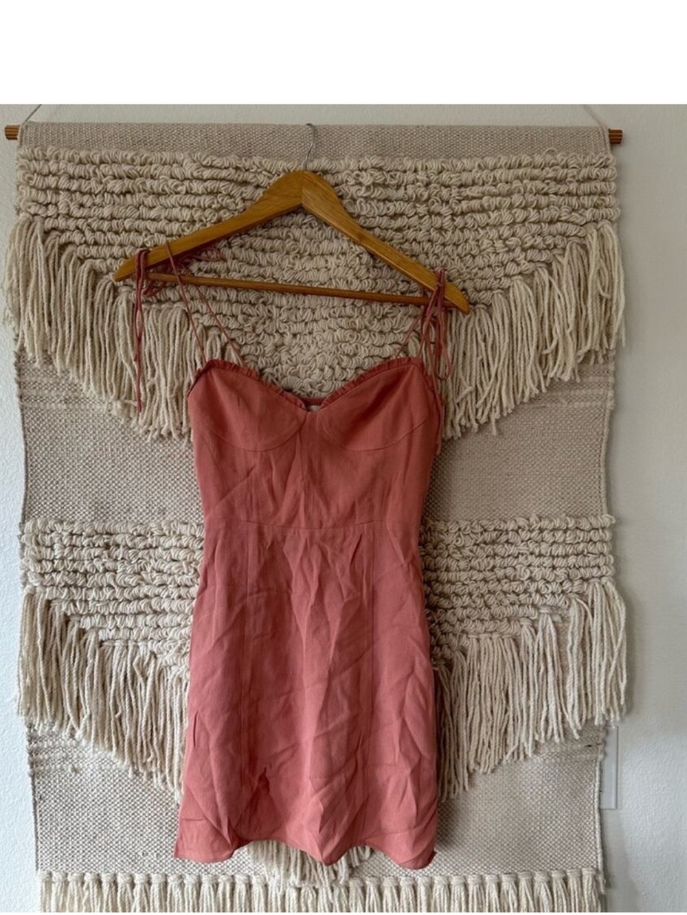 Aritzia Wilfred Fable Bustier Mini Dress